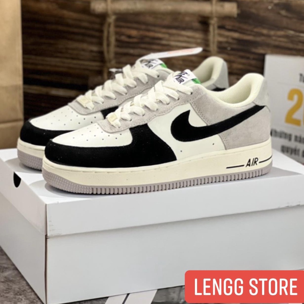 Giày thể thao AF1 custom Xám "Black Ivy" '07 chất lượng nguyên bản