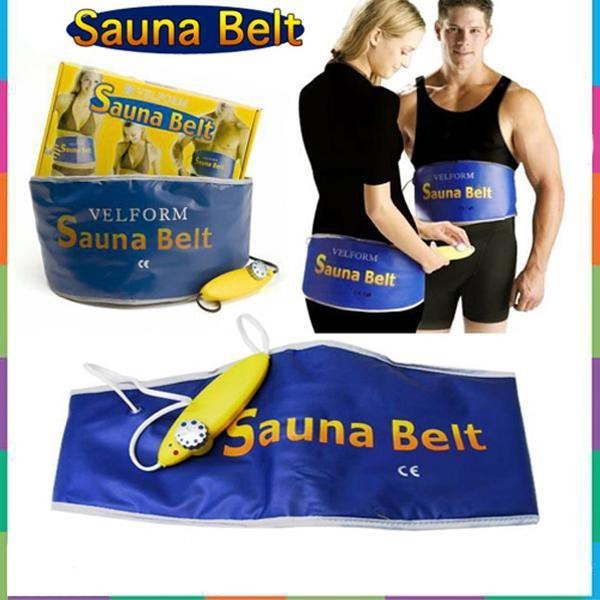 (LOẠI 1) Đai Quấn Nóng Giảm Mỡ Bụng Sauna Belt Cohoimua (xanh)