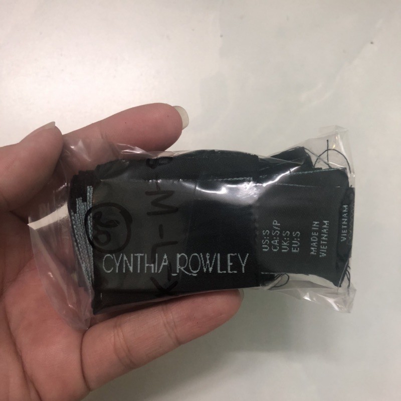 Set 20-50 Nhãn Cổ Hiệu Cynthia Rowley / Size S/M/L/XL Hàng Công Ty