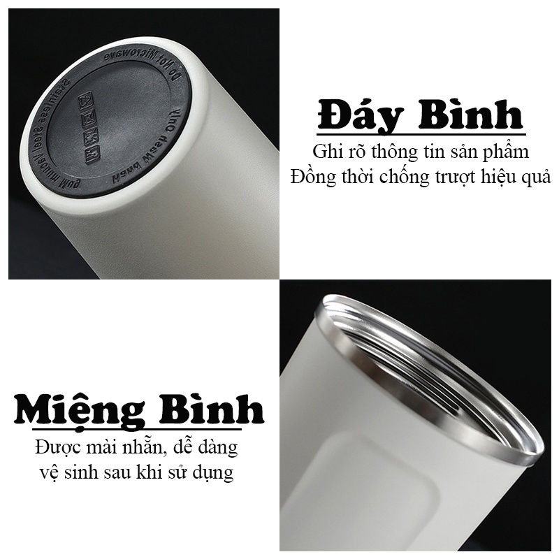 Ly Giữ Nhiệt Coffee FANTASTIC Chất Liệu Inox 304 - Bình Giữ Nhiệt Dung tích 380ml/510ml
