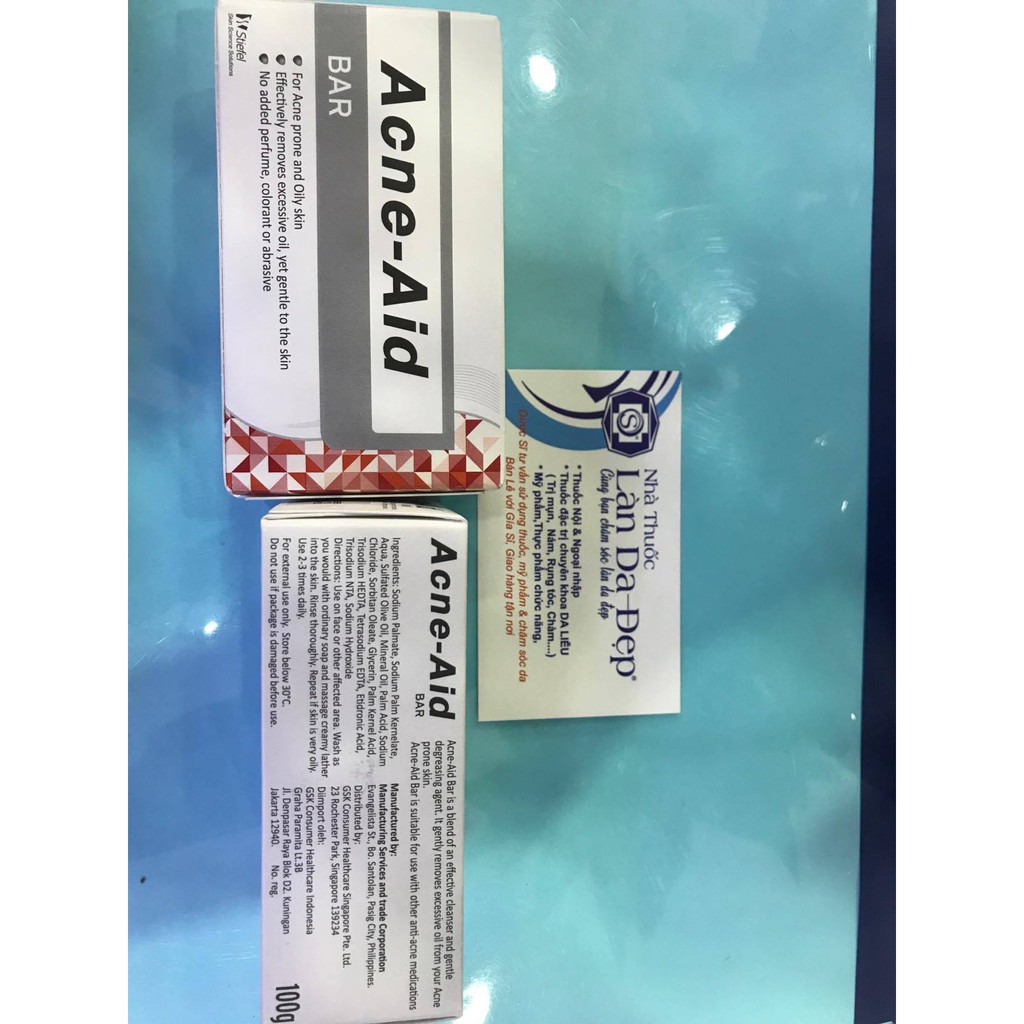 Xà bông Acne-Aid Bar an toàn sạch sâu giảm thâm mụn giảm mụn body 100gr | BigBuy360 - bigbuy360.vn