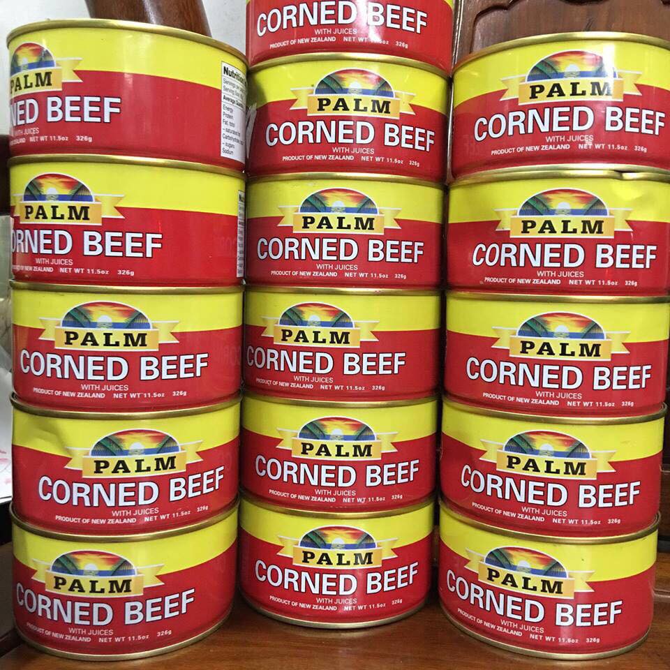 Combo 10 Thịt bò hộp Úc Palm Corned Beef 326g