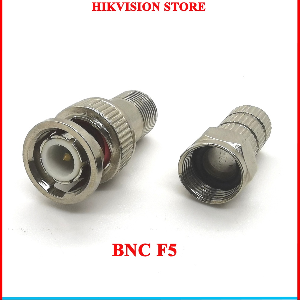 Hộp 100 jack BNC Lò Xo, BNC F5 dùng để kết nối tín hiệu Camera