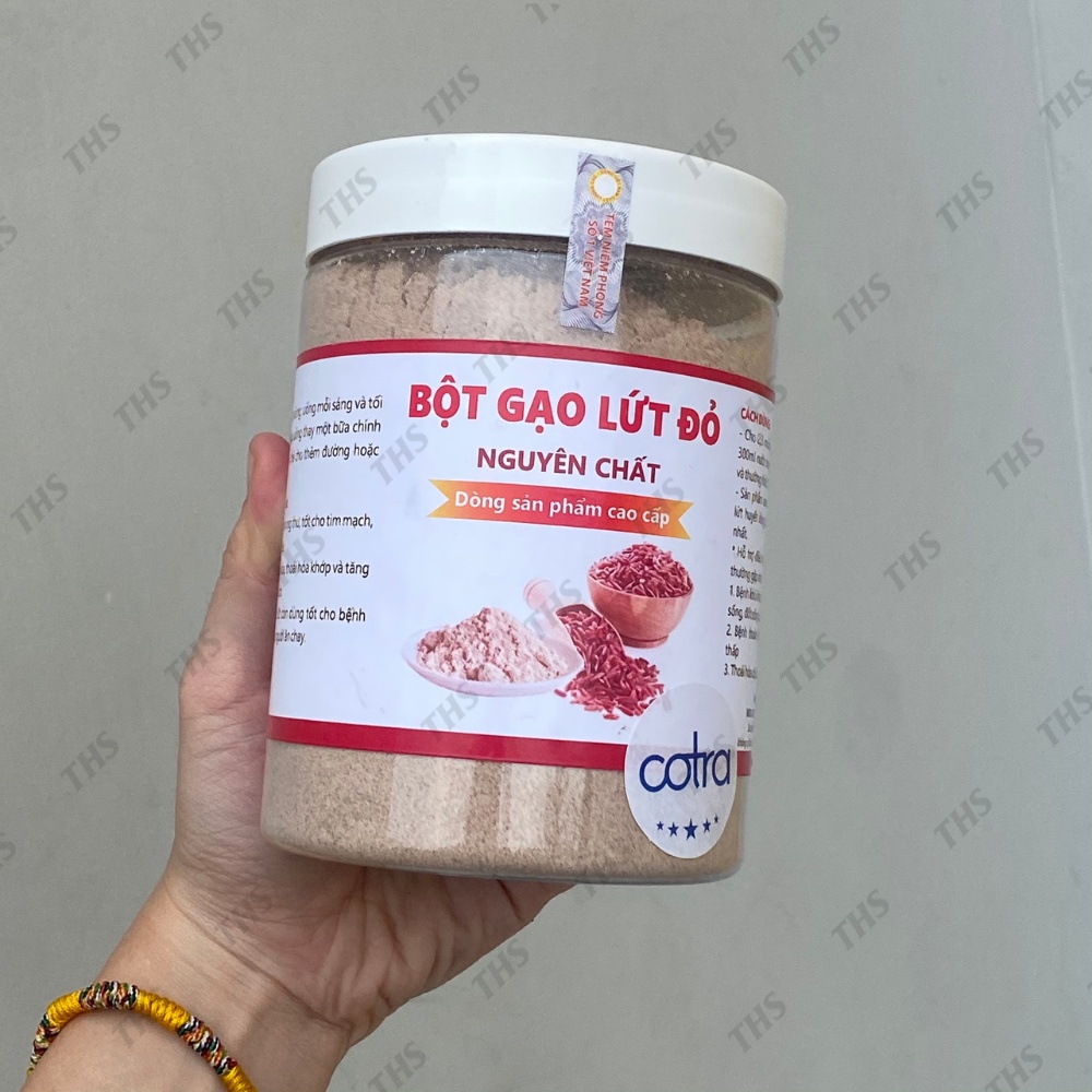 Bột gạo lứt đỏ nguyên chất [500gr], Bột mịn dễ tan - Dòng sản phẩm cao cấp hỗ trợ cung cấp dinh dưỡng, đẹp da