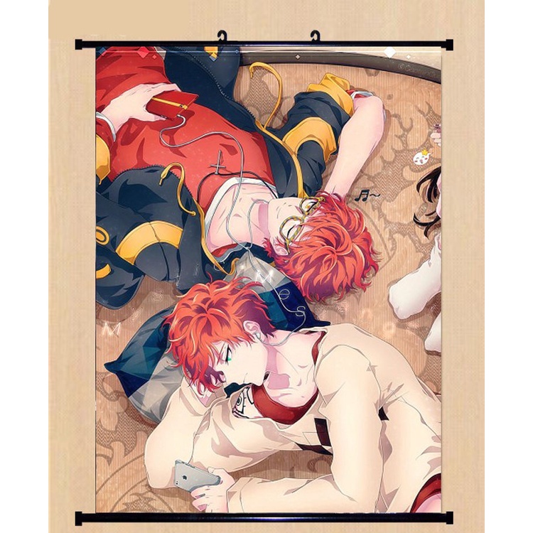 Áp Phích Vải Treo Tường Trang Trí Nội Thất Hình Anime Mystic Messenger Luciel Choi Yoosung