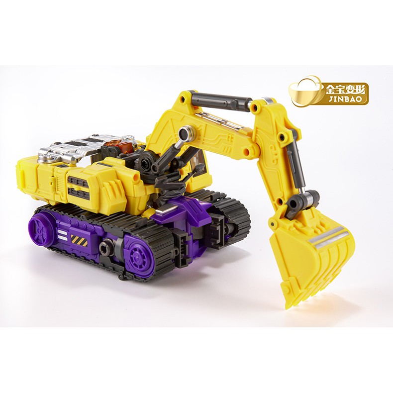Mô hình JinBao Oversized KO Generation Toys Devastator Yellow Version + Upgrade Kit