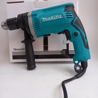 Khoan cầm tay chính hãng, Máy khoan điện Makita HP 1630 có khoan búa - khoang tường - máy đục bê tông - máy khoan gỗ