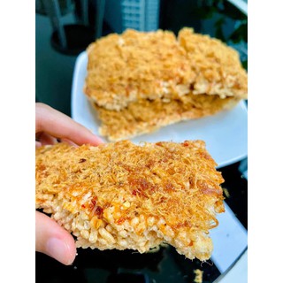 Cơm cháy sốt mắm chà bông