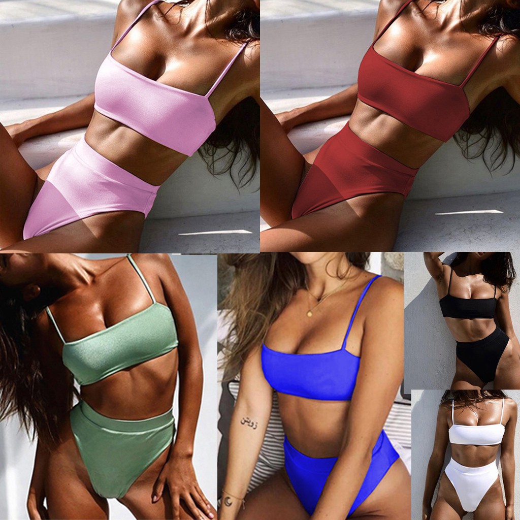 Bộ bikini hai dây phong cách Brazil dành cho nữ