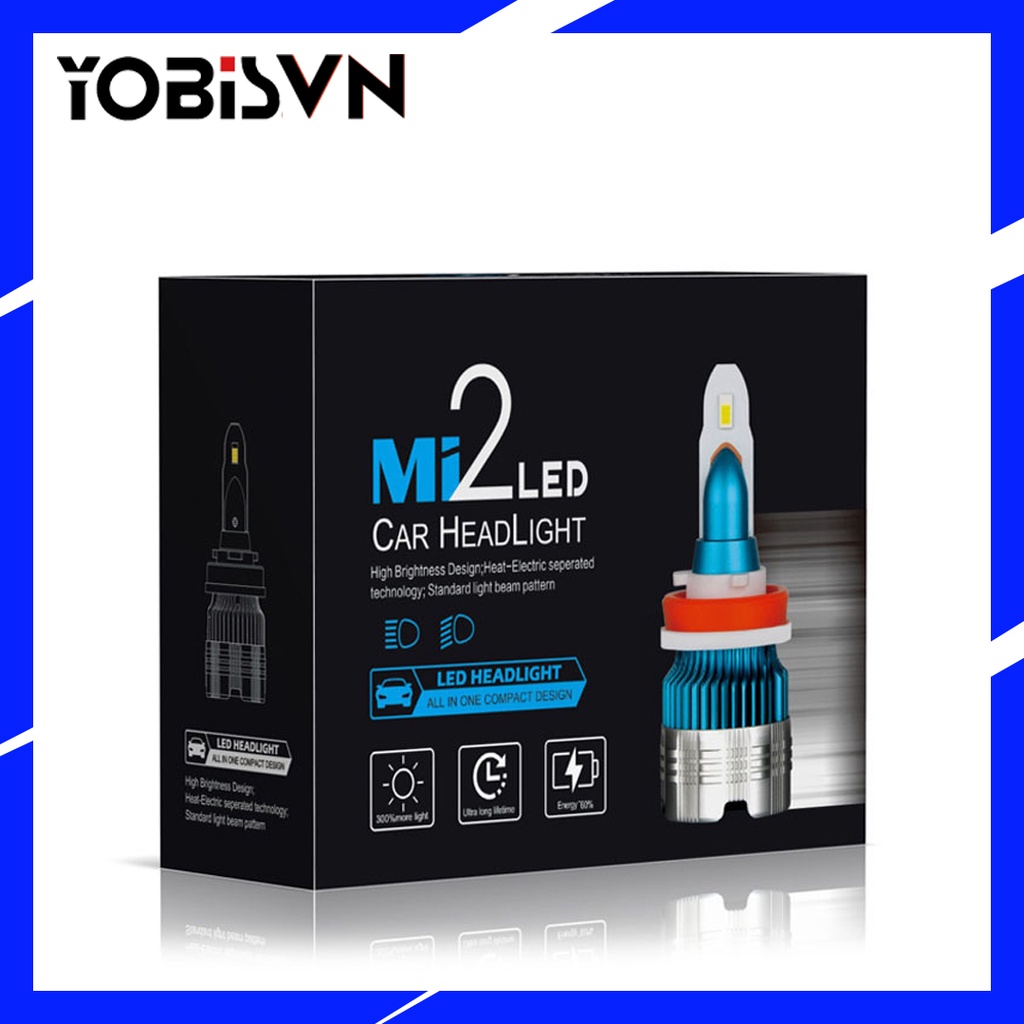Đèn LED H11, Đèn Led Sương Mù Cao Cấp Mini Mi2 Chuyên Dụng Cho Xe Hơi