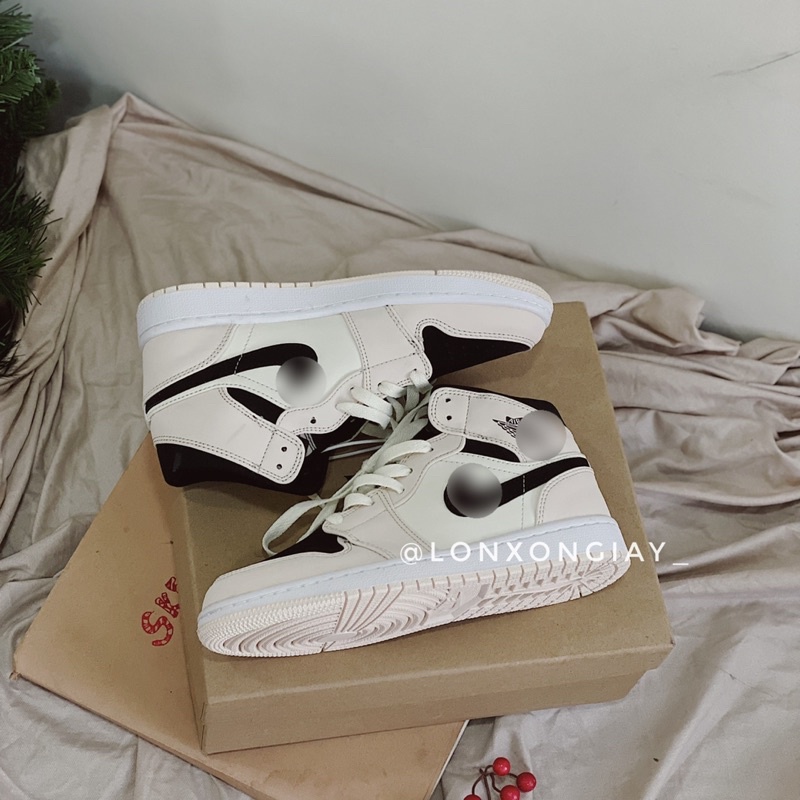 [ẢNH THẬT] GIÀY THỂ THAO JDDD BE ĐEN CỒ MID