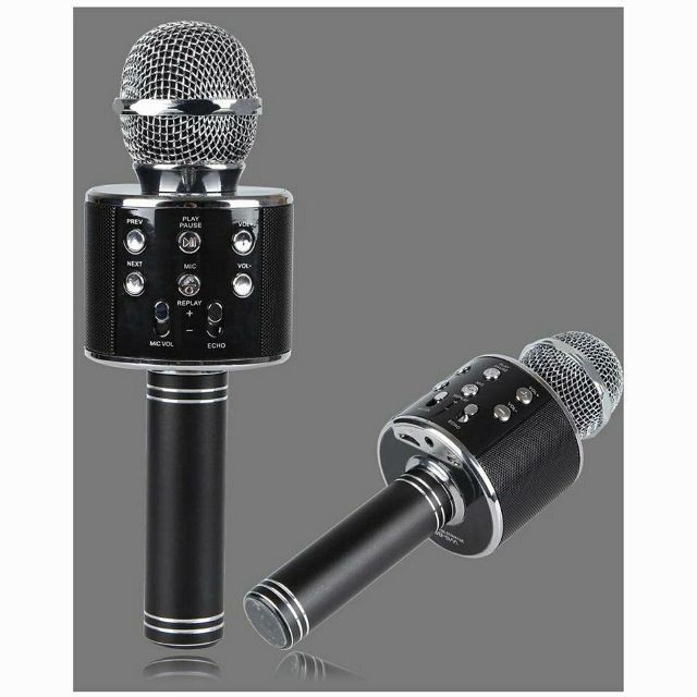 [BẢO HÀNH] Micro Hát Karaoke Không Dây WS858 Có Ghi Âm Giọng Hát Tiện Lợi Có Ảnh Thật Chính Hãng