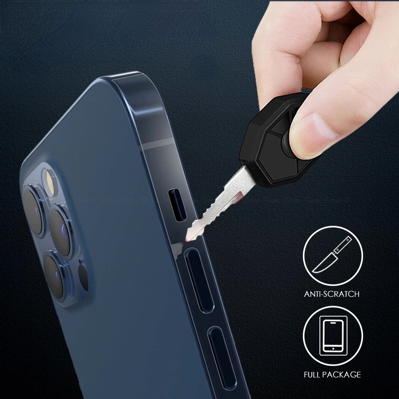 1 Cặp Film Dán TPU Mềm Trong Suốt Trái Cây Tự Động Cho Iphone