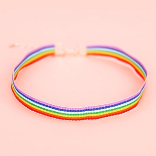 Chocker cầu vồng/ màu mutilcolor