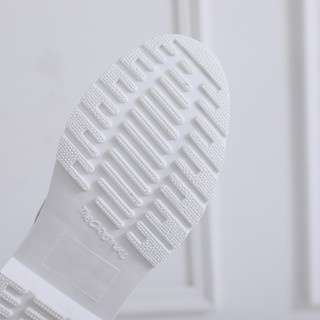 Giày bốt martin màu trắng thiết kế phong cách dễ thương cho các cặp đôi