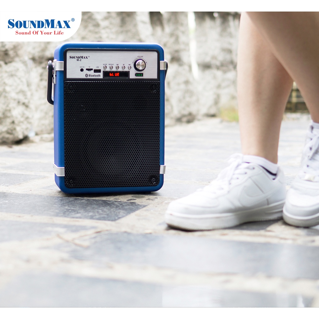 [Mã ELHACE giảm 4% đơn 300K] Loa Soundmax Bluetooth M-2 - Hàng chính hãng