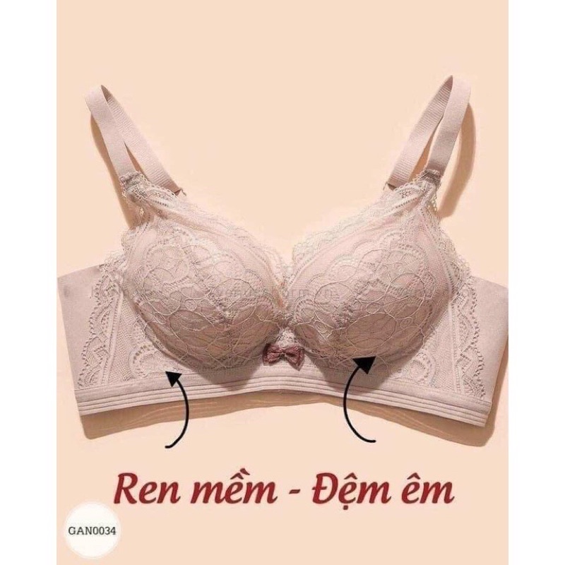 Áo lót nâng ngực không gọng, đệm 4cm cho người ngực nhỏ