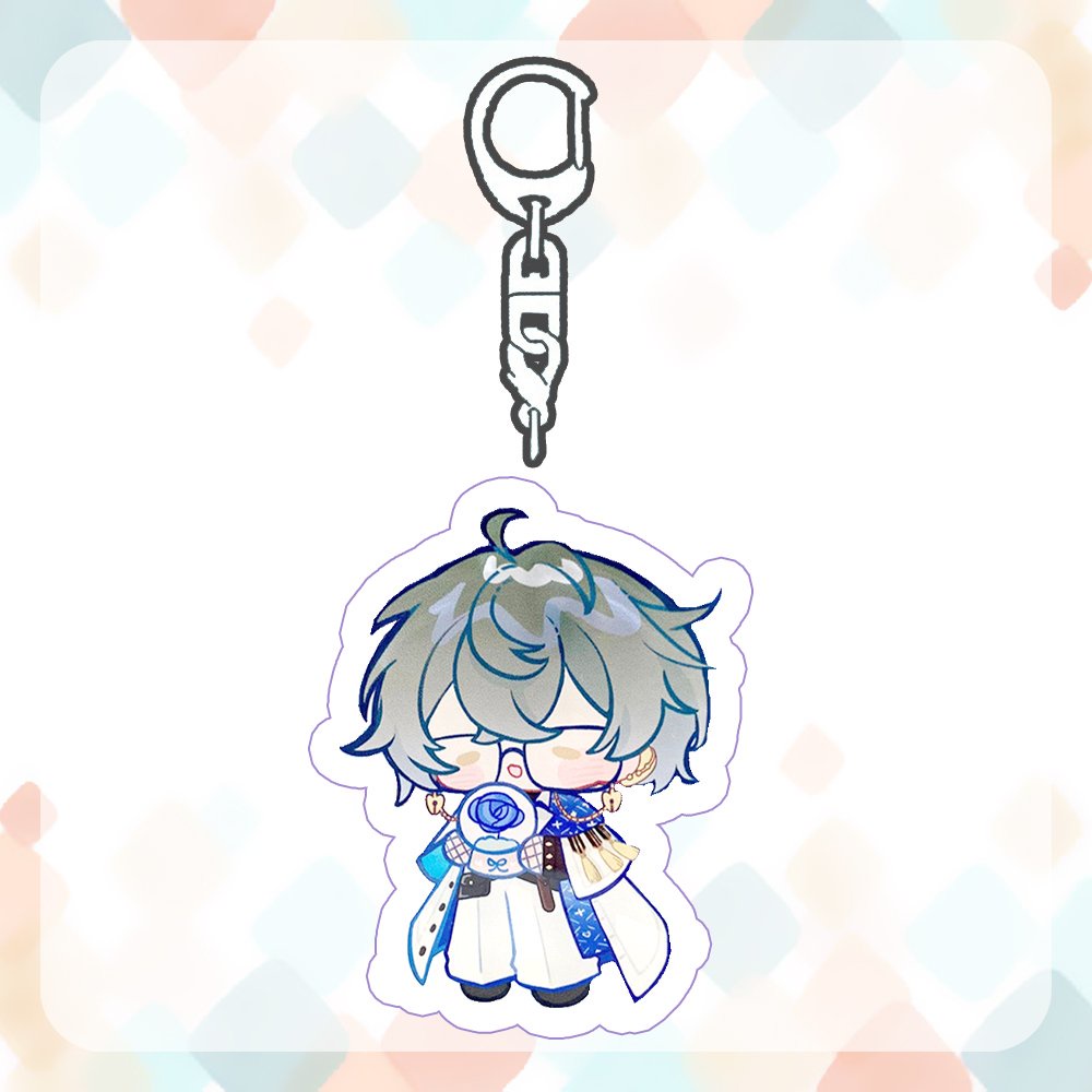 ( Mica trong acrylic ) Móc khóa x Standee LUXIEM ver TÍ HON anime chibi dễ thương xinh xắn