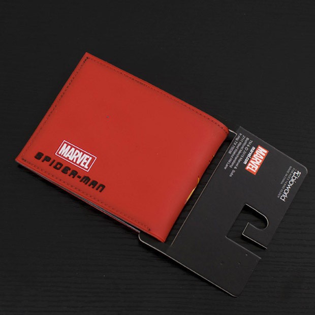 Ví Gấp Bằng pvc In Hình Người Nhện Trong Phim Avengers hero idol