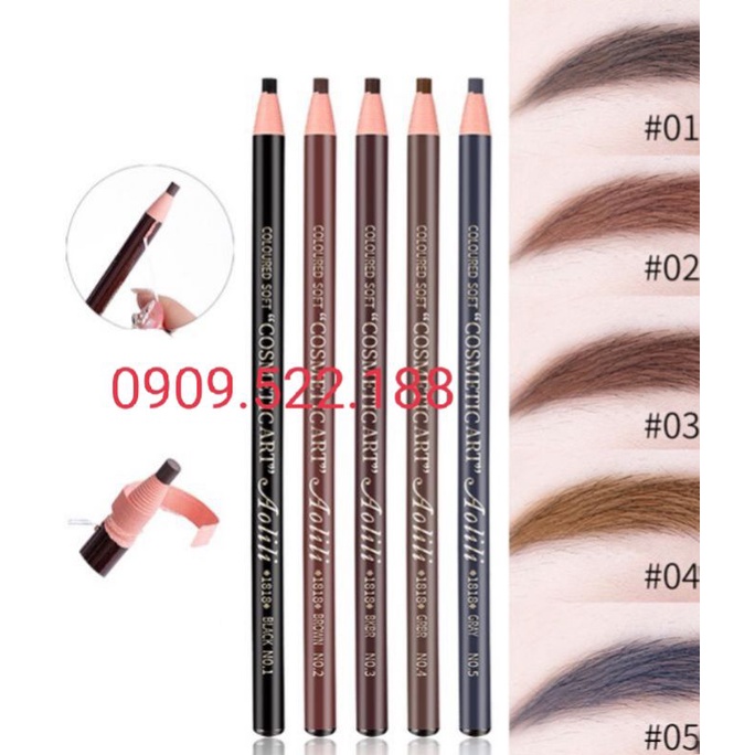 Chì Xé Bóc kẻ lông mày cao cấp 1818 đẹp mịn dễ kẻ