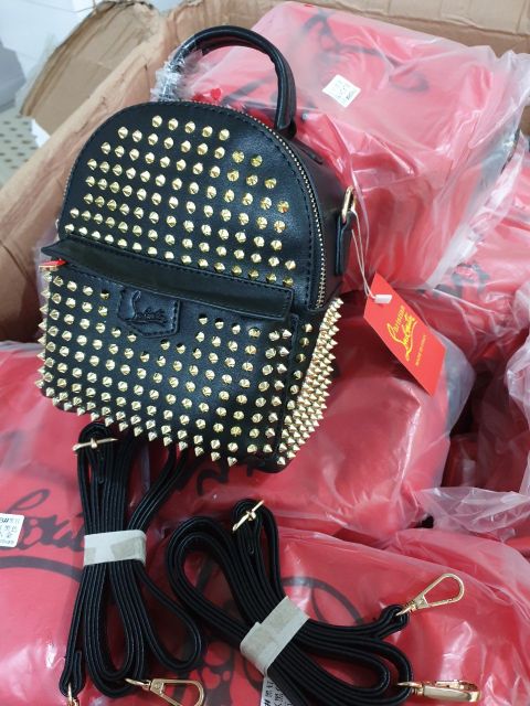 Balo đinh loại đẹp size 17 kèm túi vải