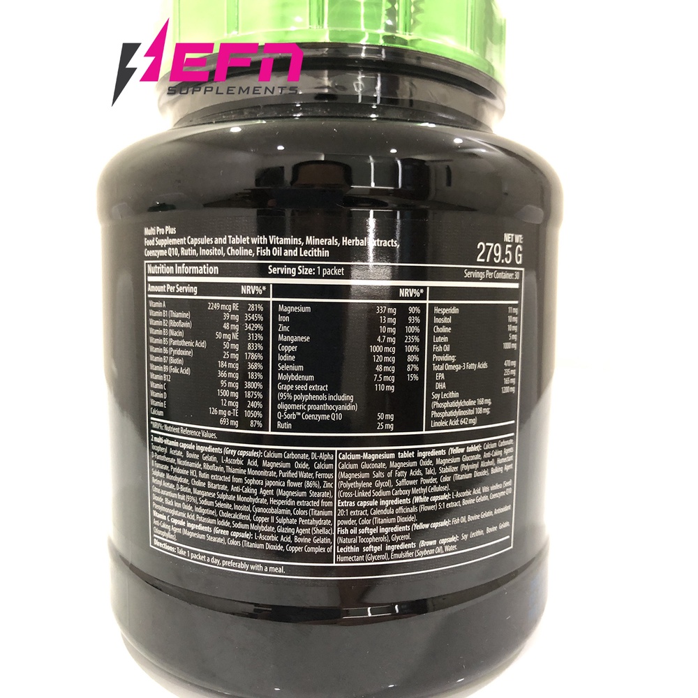 Vitamin Multi Pro Plus SCITEC NUTRITION Vitamin Tổng Hợp Hàm Lượng Cao 30 Lần Dùng