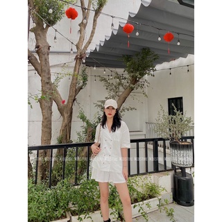 Áo Sơ mi cổ bẻ 2 hàng cúc
