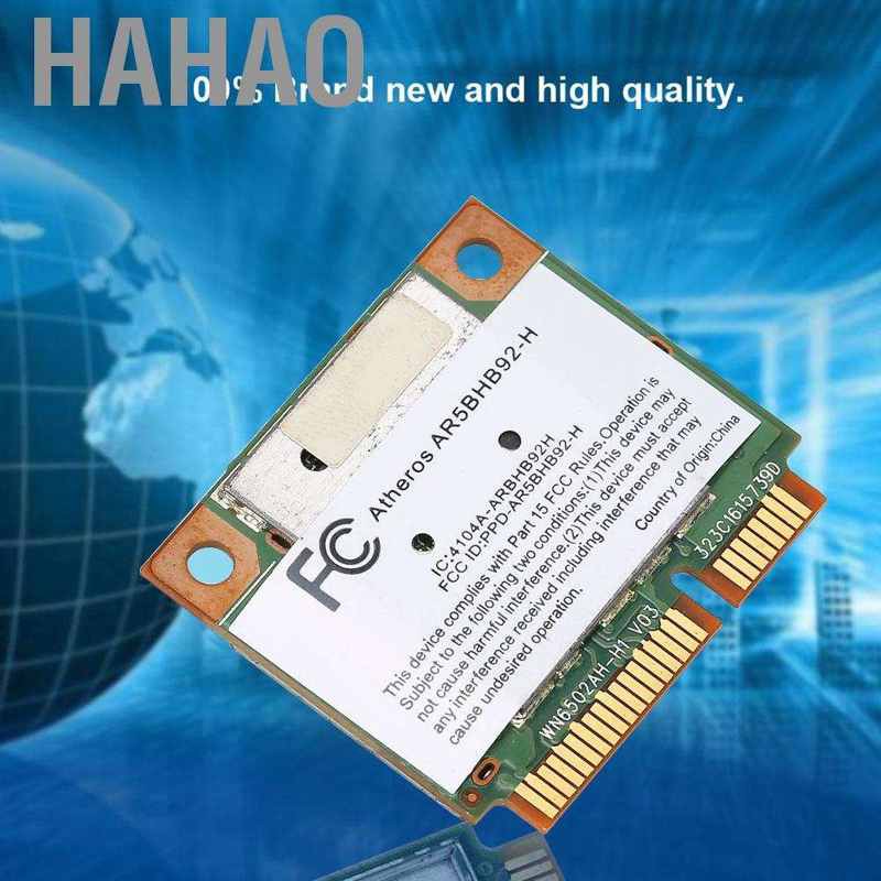 Card Wifi Không Dây Mini Pci-E 2.4 / 5g 300m 802.11a / B / G / N Cho Laptop Pc | BigBuy360 - bigbuy360.vn