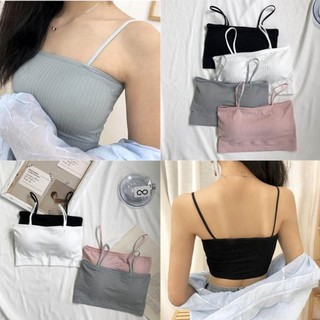 Áo Bra 2 dây gân tăm co dãn 4 chiều
