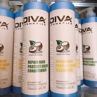 Cặp dầu gội-xả DIVA phục hồi và giữ màu