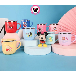 Ly cốc Inox cách nhiệt hãng DISNEY . hình hoạt hình [Ảnh thật, Hàng sẵn]