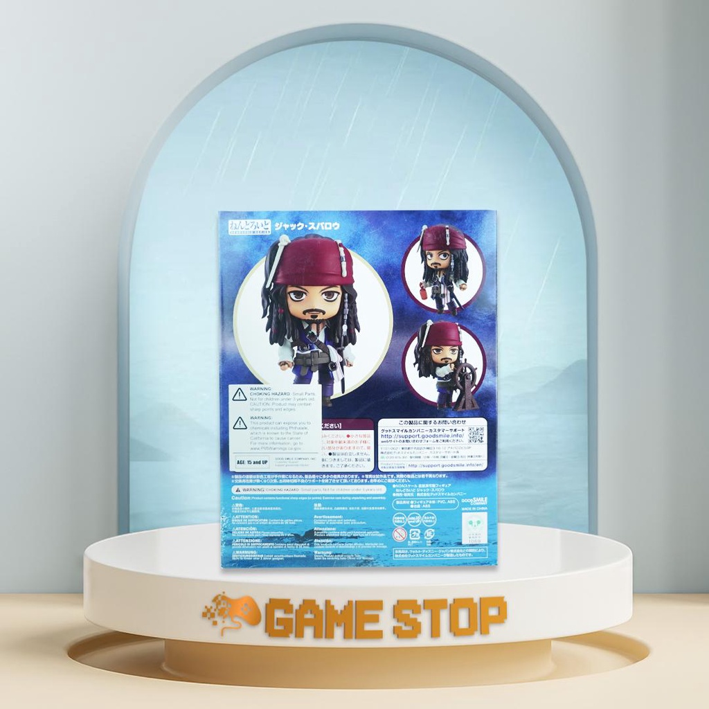 Mô hình nendoroid 1557 jack sparrow dòng pirate of caribean Gamestop.vn POCND01