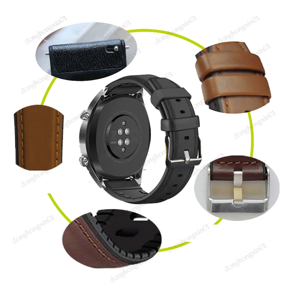Dây Đeo Bằng Da 22mm Cho Đồng Hồ Thông Minh Xiaomi Watch S1 Active / Color 2