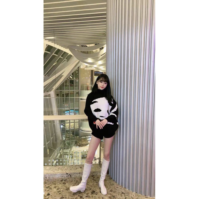 (ORDER) Giày boot nữ trơn cao cổ thấp cổ sọc thẳng dài có khoá kéo sau boots nữ ulzzang | BigBuy360 - bigbuy360.vn