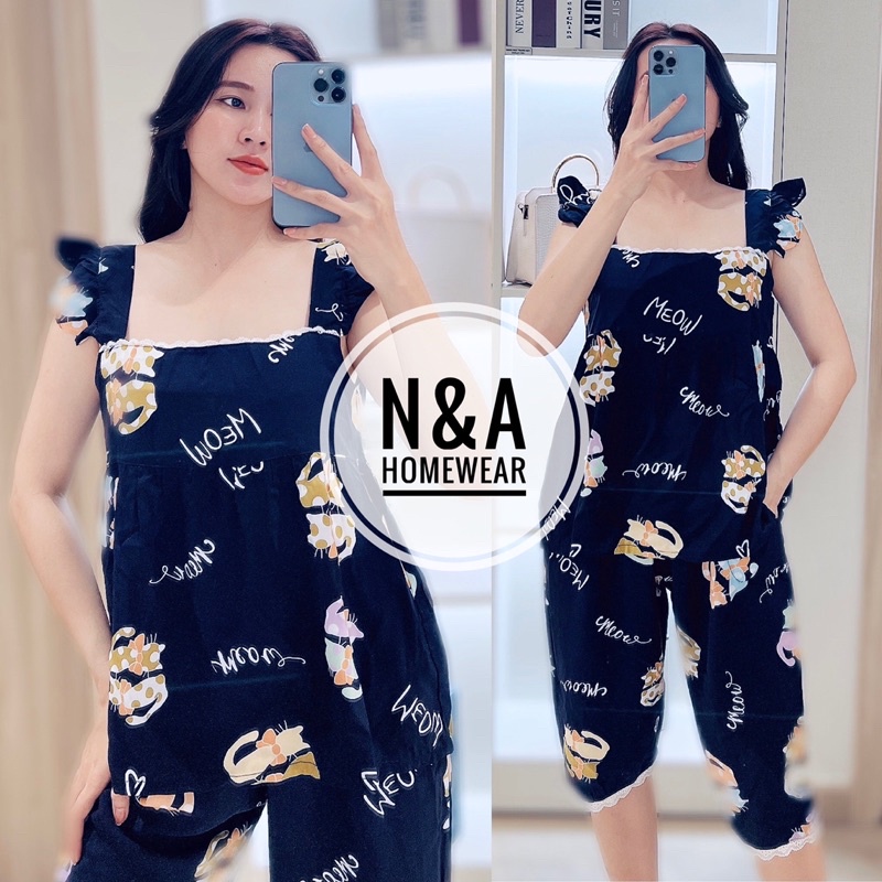 MẪU MỚI - BỘ LỬNG TOLE LANH TAY CÁNH TIÊN CỔ VUÔNG VIỀN REN CÚP NGỰC HAI TẦNG MẶC TÔN DÁNG CHE BỤNG XINH XẮN