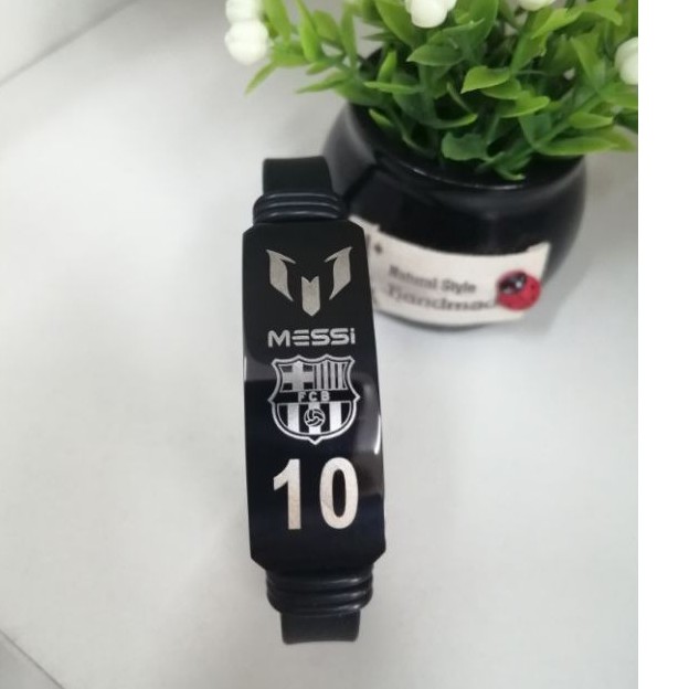 Vòng tay mặt thép không gỉ Messi