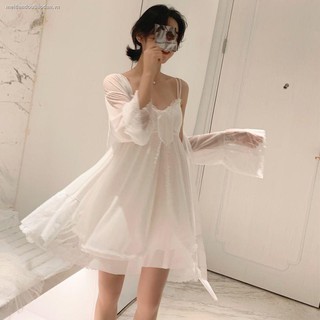 đồ ngủ Lụa Phối Ren Gợi Cảm Cho Nữ 1