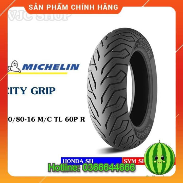 Lốp xe Michelin City Grip cho xe Honda SH 150 (Lốp trước 100/80-16 hoặc lốp sau 120/80-16) xuất xứ Serbia (Châu Âu)