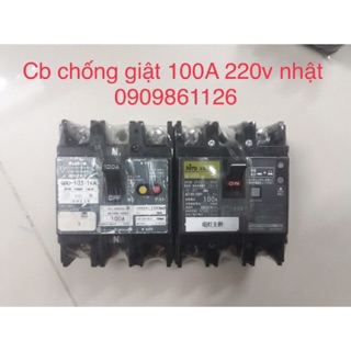 Cb chống giật 100A 2pha nhật