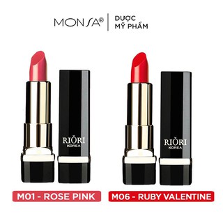Set 2 cây Son Lì Dưỡng Môi Riori Matte Lipstick 6 màu