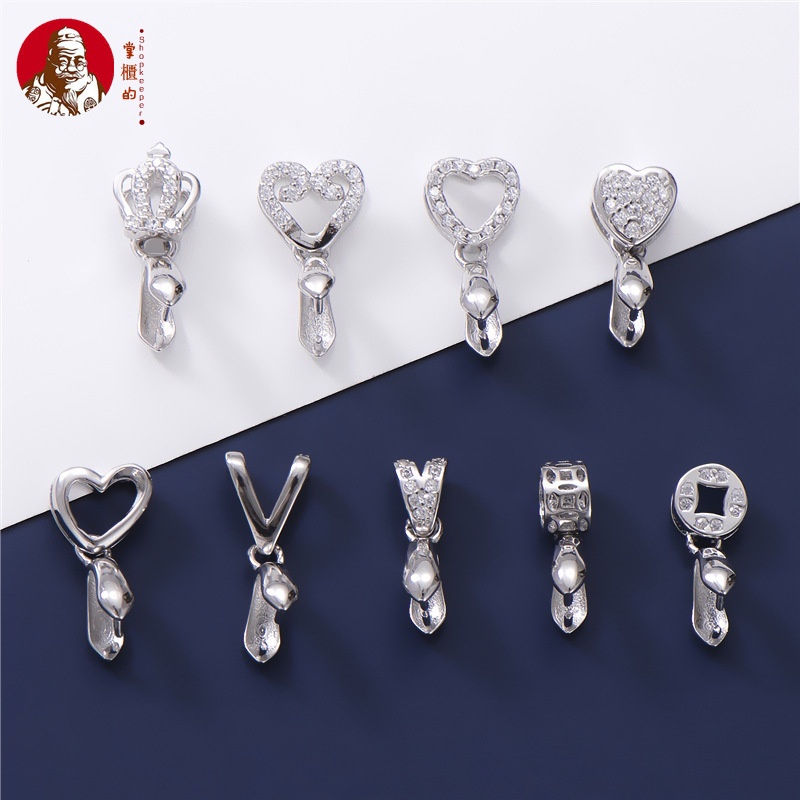 Mặt Dây Chuyền Hình Phật Bằng Bạc S925 Bằng Đá Ngọc Bích