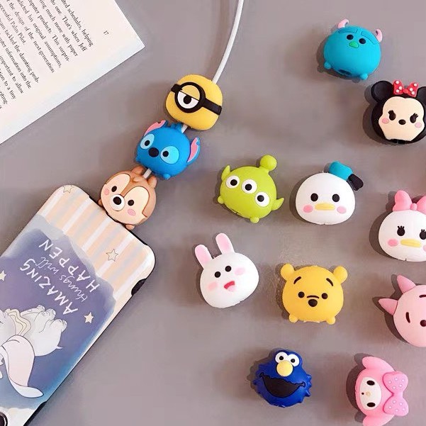 [Được chọn mẫu] Phụ kiện bảo vệ chống đứt gãy đầu sạc Iphone Airpods Điện thoại MPK05