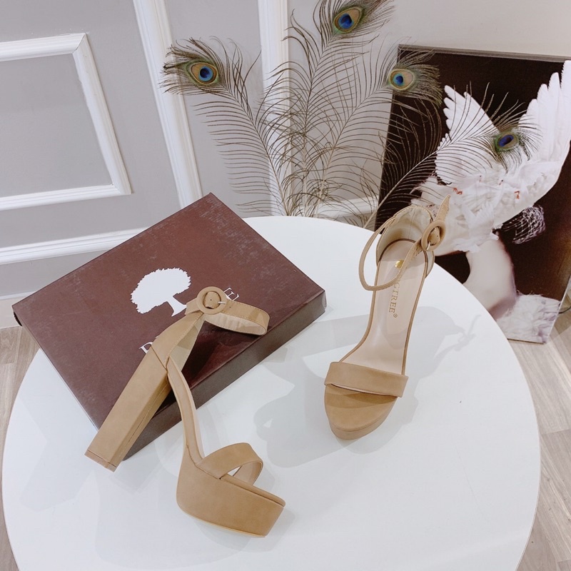 Sangdal cao gót vuông 12cm