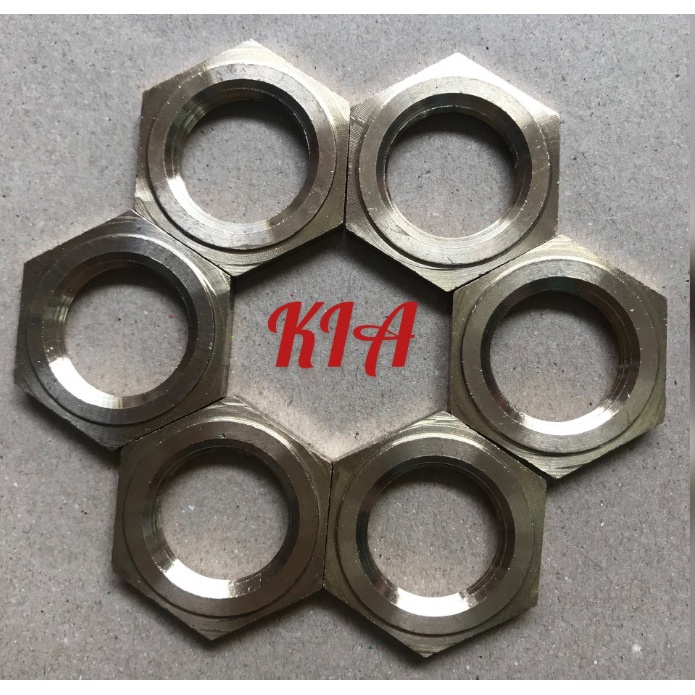 Ốc đầu khẩu hãm lồng máy giặt lục giác 36mm - Ecu siết lồng máy giặt, tán lồng máy giặt bằng thau