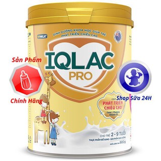  Sữa IQLAC Pro Mẫu Mới Phát Triển Chiều Cao 900g (2-9 tuổi)