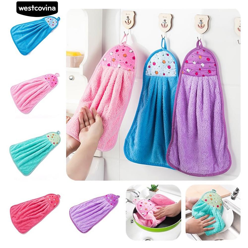 Khăn Lau Tay Treo Tường Mềm Mại Thấm Hút Tốt