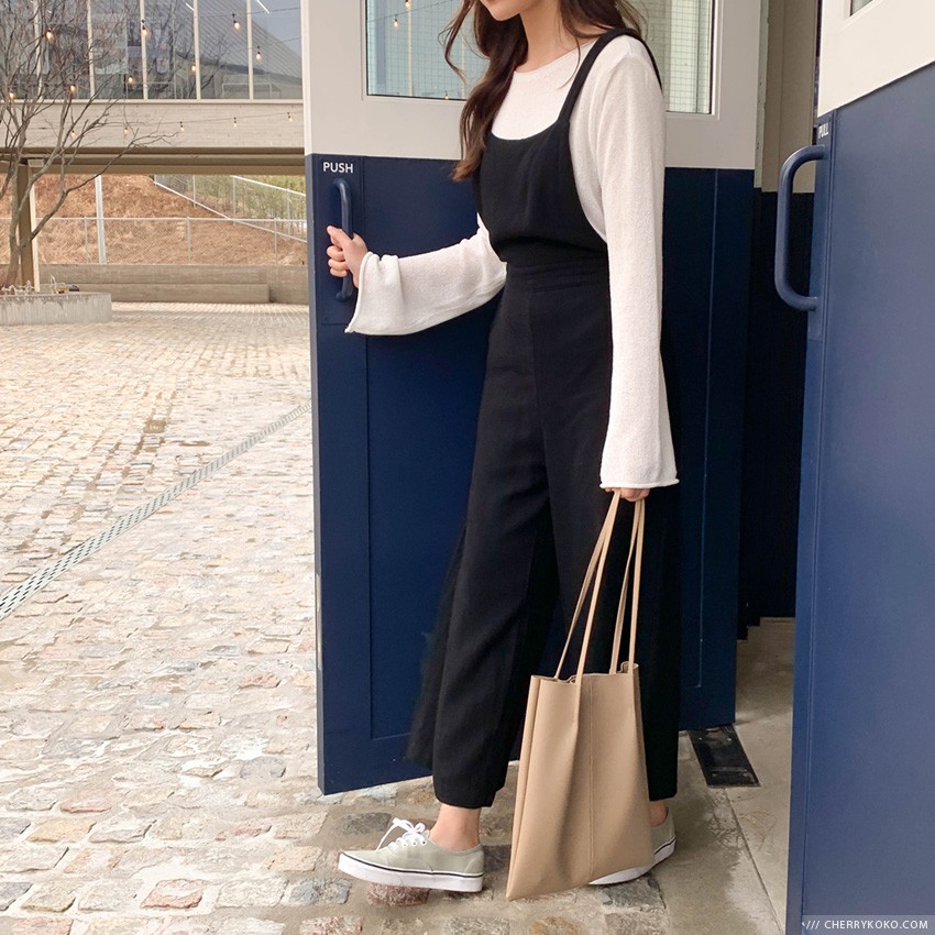 Jumpsuit Quần Dài Đơn Giản