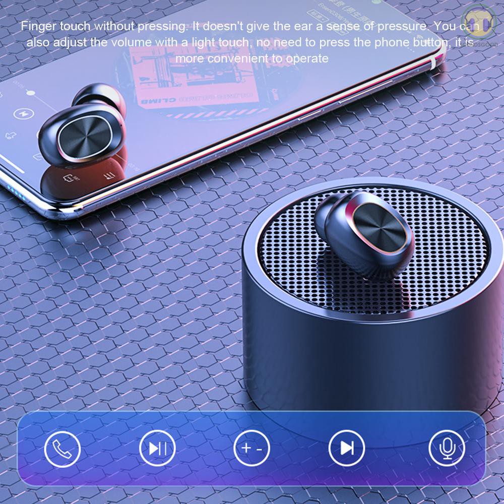 Tai nghe không dây chạm điều khiển âm lượng CVC8.0 B5 TWS HiFi Bluetooth 5.0 | BigBuy360 - bigbuy360.vn