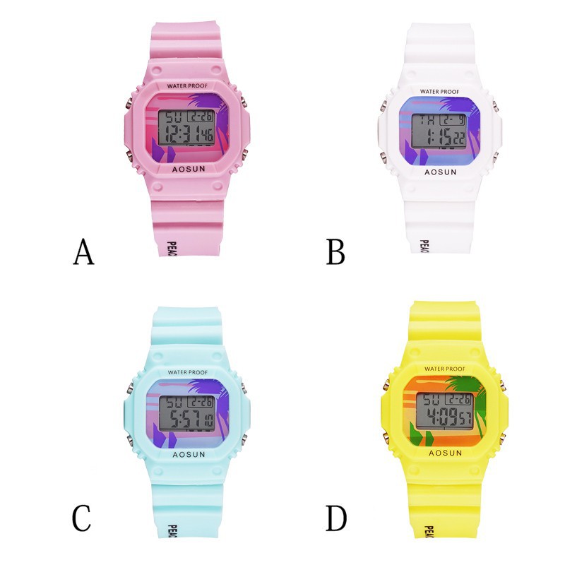 Đồng Hồ Điện Tử LVPAI Dành Cho Nữ Phong Cách Hàn Quốc Đơn Giản