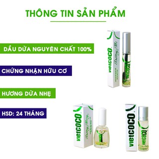 Dầu Dừa Dưỡng Môi 10ml Chai Lăn Bi Cao Cấp